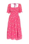 Glamorous Abito Con Stampa Floreale Fuxia In Rosa