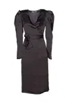 Glamorous Black-glitter High-neck Crop-top In Nero
