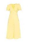 Glamorous Abito Midi Giallo In Giallo
