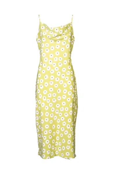 Glamorous Abito Oliva Stampa Floreale In Verde