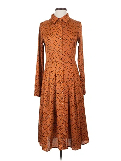 Pre-owned Glamorous Casual Dress In Brown