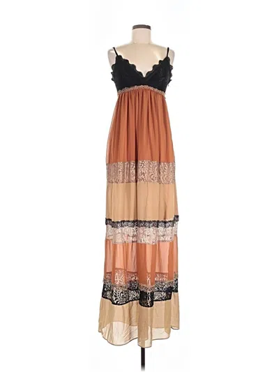 Pre-owned Glamorous Casual Dress In Brown