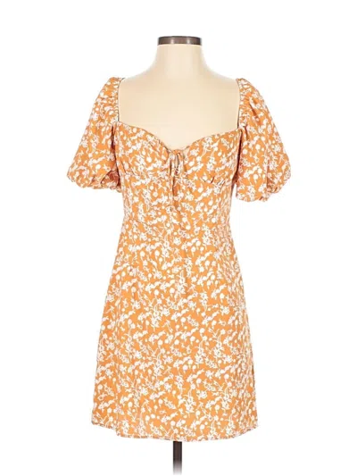 Pre-owned Glamorous Casual Dress In Orange