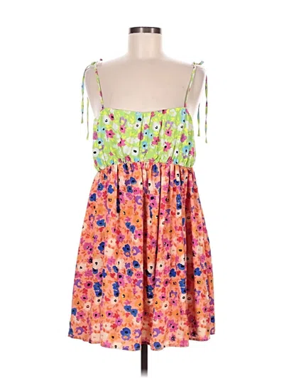 Pre-owned Glamorous Casual Dress In Orange