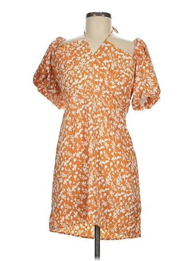 Pre-owned Glamorous Casual Dress In Orange