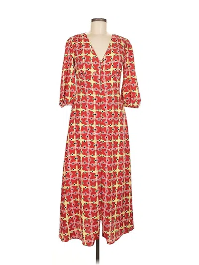 Pre-owned Glamorous Casual Dress In Red