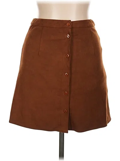 Pre-owned Glamorous Casual Skirt In Brown