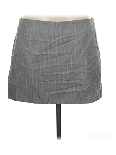 Pre-owned Glamorous Casual Skirt In Gray