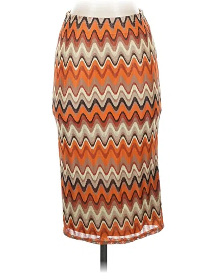 Pre-owned Glamorous Casual Skirt In Orange