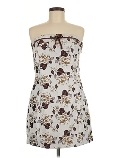 Pre-owned Glamorous Cocktail Dress In Brown