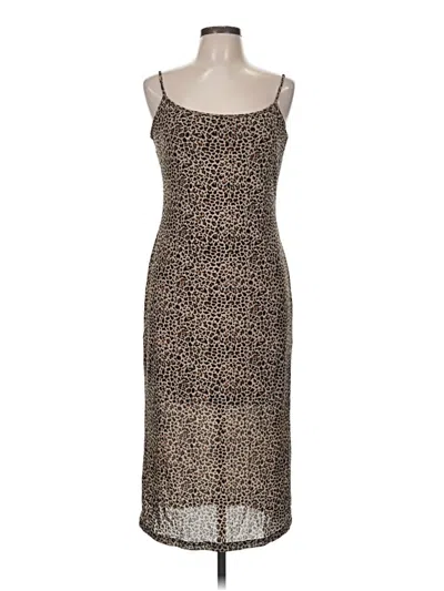 Pre-owned Glamorous Cocktail Dress In Brown