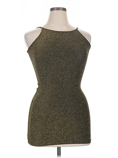 Pre-owned Glamorous Cocktail Dress In Gold