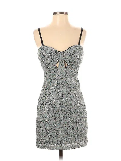 Pre-owned Glamorous Cocktail Dress In Gray