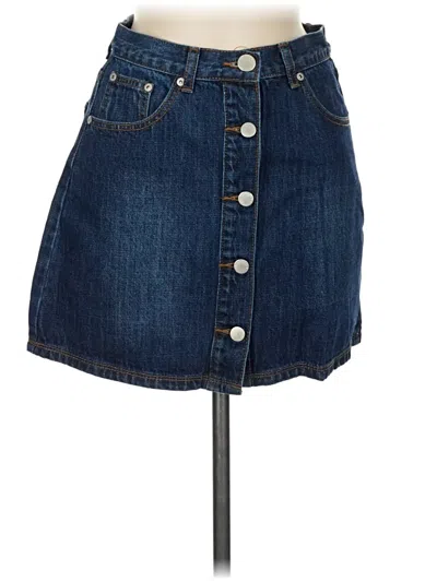 Pre-owned Glamorous Denim Skirt In Blue