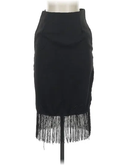 Pre-owned Glamorous Formal Skirt In Black