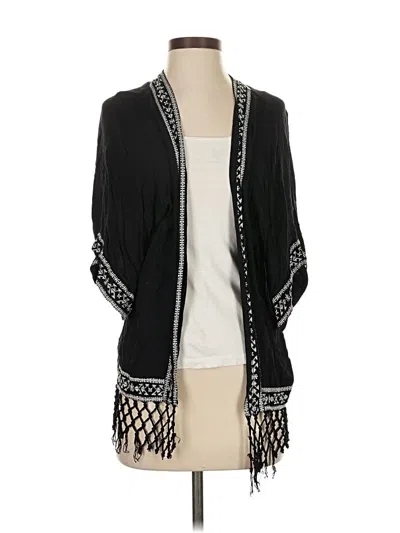 Pre-owned Glamorous Kimono In Black