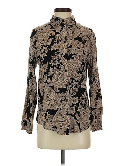 Pre-owned Glamorous Long Sleeve Blouse In Brown