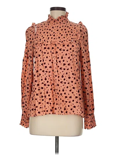 Pre-owned Glamorous Long Sleeve Blouse In Orange