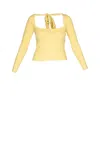 Glamorous Maglia A Costine Gialla In Giallo