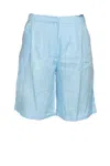 Glamorous Pantaloncini Azzurri In Brand_, Gruppo_pantaloncini, Modello_ck6076, Prezzo_under 200, Promo_saldi, Promozione_blac