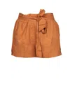 Glamorous Pantaloncni Baggy Marroni In Marrone