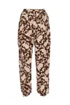 Glamorous Pantalone Marrone Paisley In Marrone