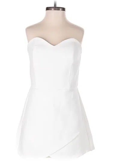 Pre-owned Glamorous Romper In White