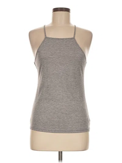 Pre-owned Glamorous Tank Top Gray Halter Neckline Tops