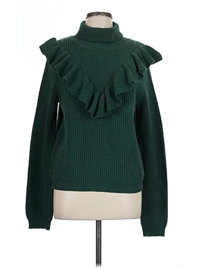 Pre-owned Glamorous Turtleneck Sweater In Green