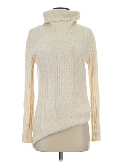Pre-owned Glamorous Turtleneck Sweater In Ivory