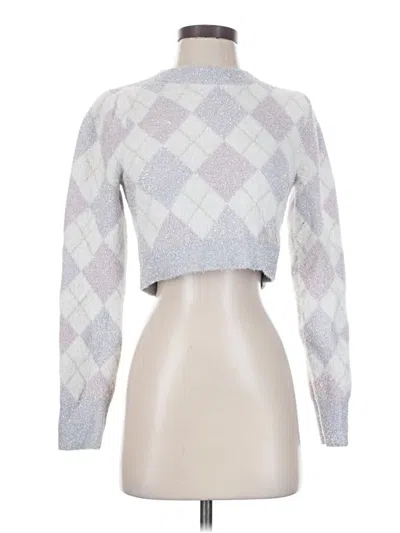 Pre-owned Glamorous Turtleneck Sweater In Silver