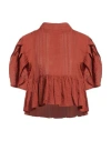 Glamorous Woman Top Rust Size 10 Cotton In Red