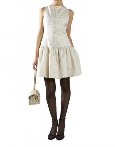 Glamorous Women's Ellie Brocade Dress In White