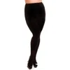 Glamory Hosiery Sweater Tights In Black