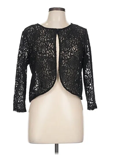 Pre-owned Glamour Cardigan Sweater In Black