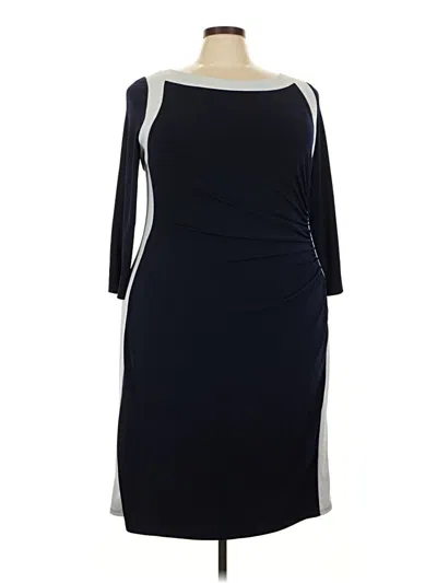 Pre-owned Glamour Casual Dress In Blue