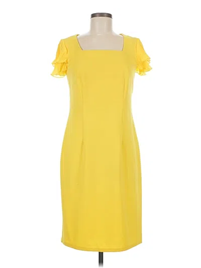 Pre-owned Glamour Casual Dress In Yellow