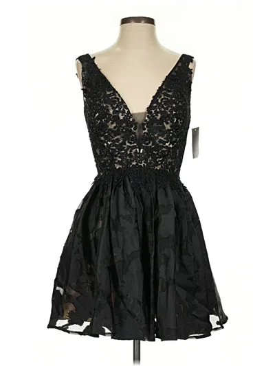 Pre-owned Glamour Cocktail Dress In Black