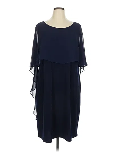 Pre-owned Glamour Cocktail Dress In Blue