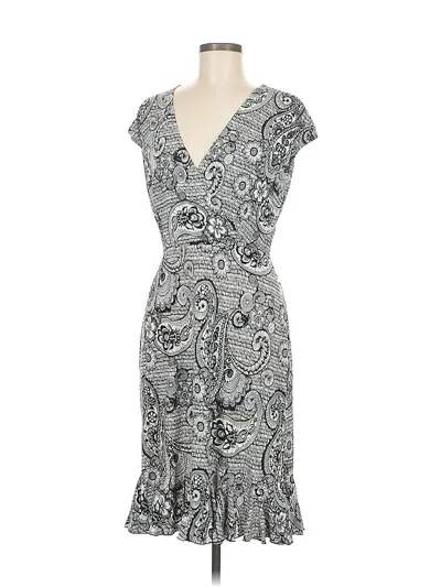 Pre-owned Glamour Cocktail Dress In Gray