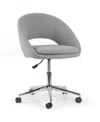 GLAMOUR HOME 34.75" AURA FABRIC, METAL TASK CHAIR