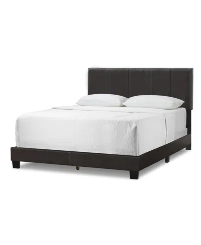 Glamour Home 46.5" Arty Polyester, Rubberwood Queen Bed In Brown