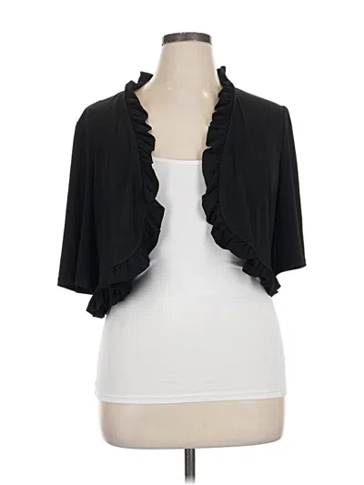 Pre-owned Glamour Kimono In Black