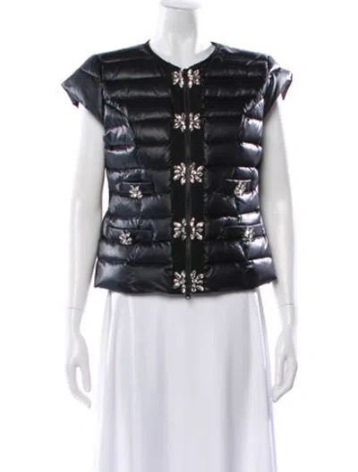 Pre-owned Glamourpuss Down Jacket In Black