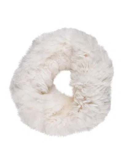 Pre-owned Glamourpuss Neck Warmer In White