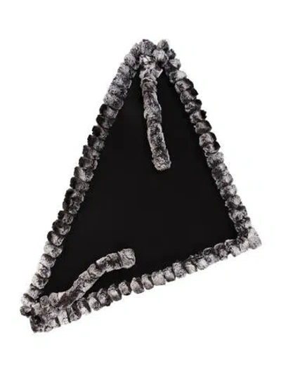 Pre-owned Glamourpuss Nylon Shawl In Black