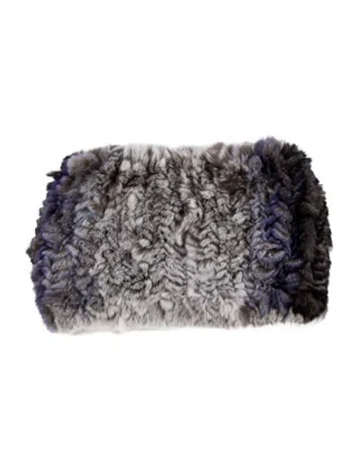 Pre-owned Glamourpuss Winter Fur Neck Warmer In Brown