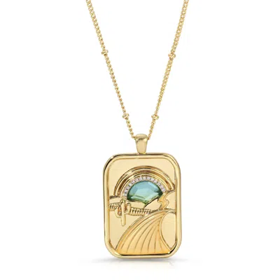 Glamrocks Jewelry Women's Desert Dream Necklace - Sky In Blue