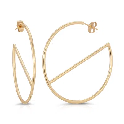 Glamrocks Jewelry Women's Glam Hoops In Gold