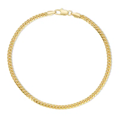 Glamrocks Jewelry Women's Gold Curb Chain Anklet